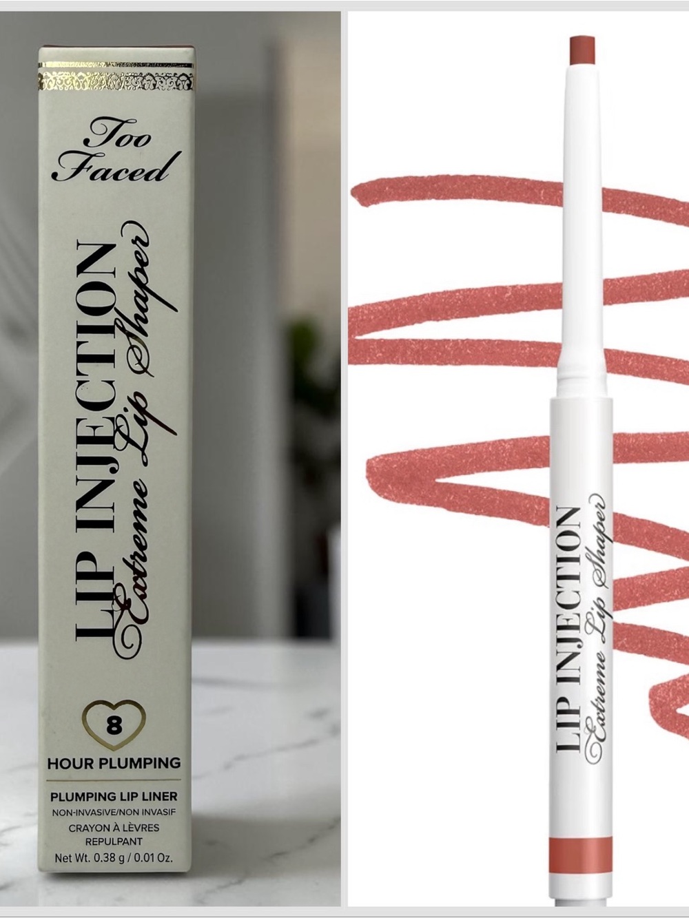 Too Faced Lip Injection Extreme Lip Shaper Hot & Spicy Plumping Lip Liner